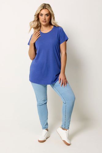 Tshirt Basique Bleu Cobalt Size 48 - Yours - Modalova