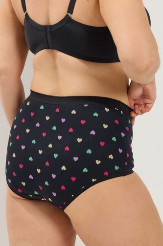 Et Lot De 5 Culottes Couvrantes Rose/Imprimé Cœurssize 58-60 - Yours - Modalova