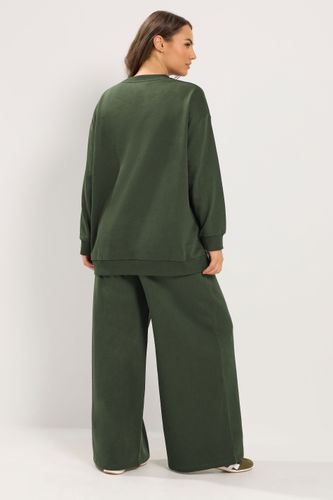 Ensemble Sweatshirt Et Pantalon De Jogging Vert Kaki Size Regular > 46-48 - Yours - Modalova