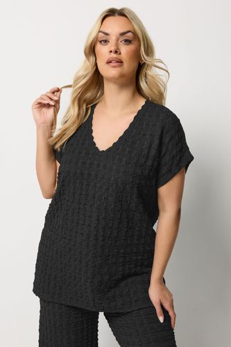 Ensemble Texturé Façon Bulles Noir Size 46 - Yours - Modalova