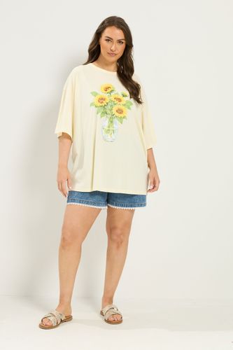 Tshirt Jaune À Imprimé Tournesol Size 46 - Yours - Modalova