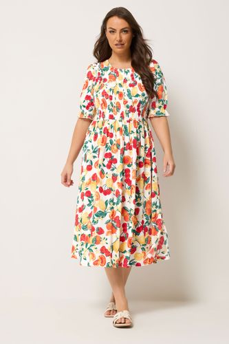 Robe Smockée À Imprimé Fruits Size 48 - Yours - Modalova