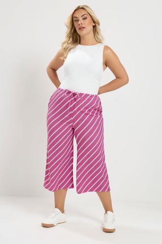 Jupeculotte Effet Froissée Rose À Rayures Size 44 - Yours - Modalova