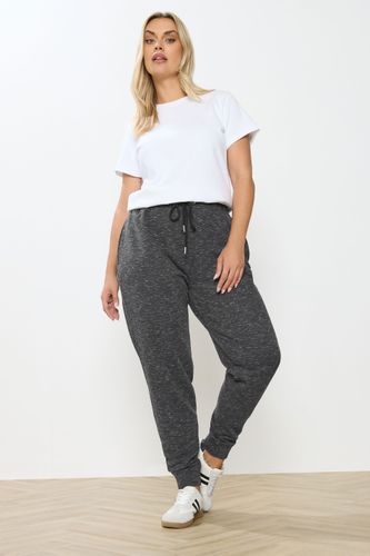 Curve Pantalon De Jogging À Revers Gris Anthracite Size 48 - Yours - Modalova