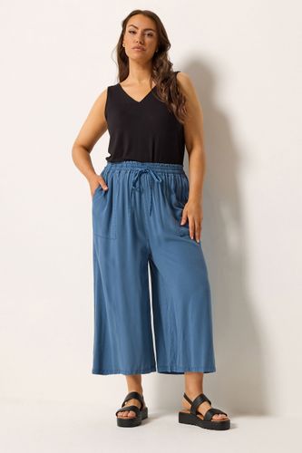 Jupeculotte Bleu Moyen En Chambray Size 50-52 - Yours - Modalova