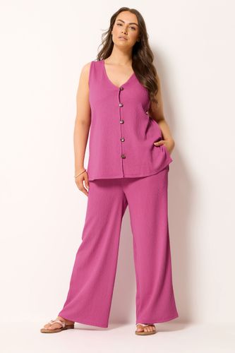 Gilet Rose Texturé Size 54-56 - Yours - Modalova