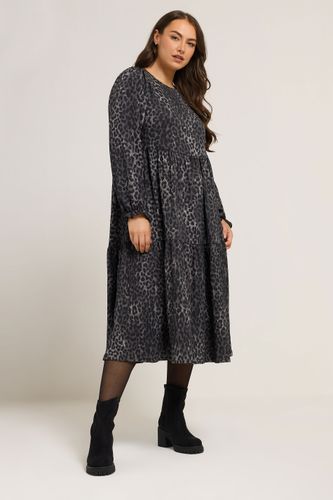 Robe Longue Texturée Léopard Grise Size 58-60 - Yours - Modalova