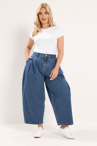 Jean Barrel Plissé Bleu Size 58-60 - Yours - Modalova