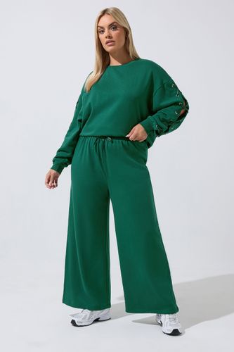 Pantalon De Jogging Vert À Œillets Size 40 - Limited Collection - Modalova