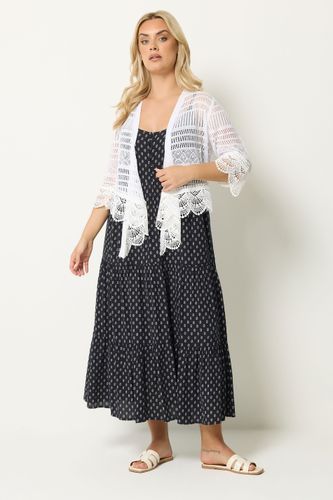 Cardigan Cascade Blanc Size 46-48 - Yours - Modalova