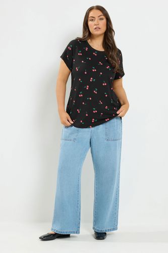 Tshirt Basique Noir Cerise Size 44 - Yours - Modalova