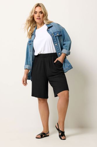 Short À Enfiler En Jersey Noir Size 66-68 - Yours - Modalova