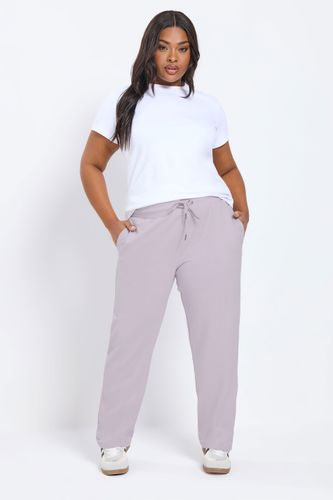 Pantalon De Jogging Noué À La Taille Violet Size 44 - Yours - Modalova