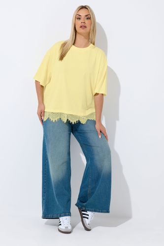 Tshirt Jaune À Ourlet En Dentelle Size 40 - Limited Collection - Modalova