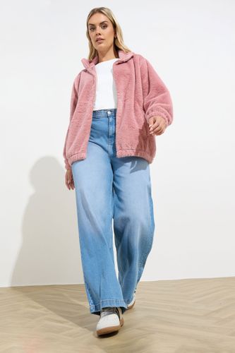 Veste Polaire Zippée Rose Poudré Size 48 - Yours - Modalova