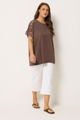 Tshirt Marron En Crochet Size 58-60 - Yours - Modalova