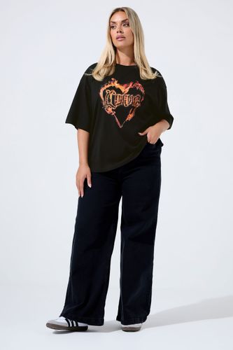 Tshirt « Love » Fire Heart Size 48 - Limited Collection - Modalova