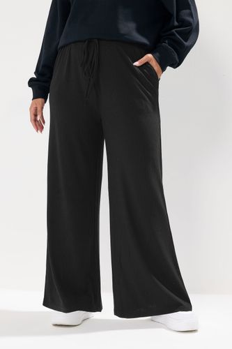 Pantalon Large Côtelé Noir Size 46 - Yours - Modalova