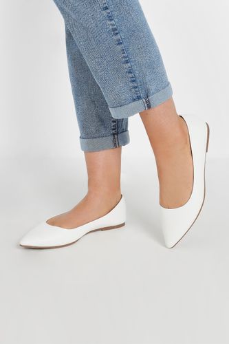 Ballerines Blanches Pieds Larges E & Extra Larges Eee Size 40EEE - Yours - Modalova