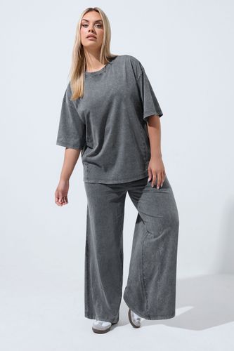 Top Gris Délavé À Coutures Apparentes Size 50-52 - Limited Collection - Modalova
