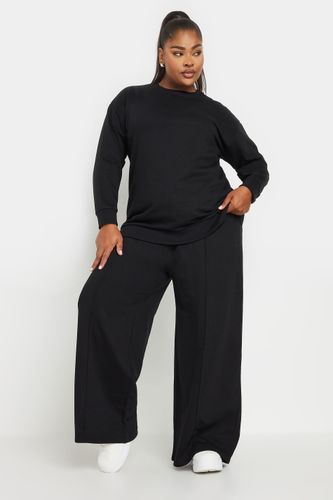 Ensemble De Jogging Noir Coupe Wide Leg Size Regular > 48 - Yours - Modalova