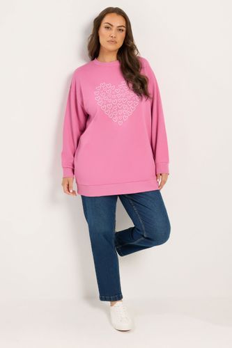 Sweatshirt Rose À Motif Cœur Size 44 - Yours - Modalova