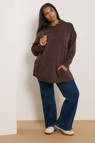 Sweat À Capuche Marron Chocolatsize 48 - Yours - Modalova