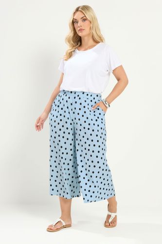 Jupeculotte Bleu Clair À Pois Size 54-56 - Yours - Modalova