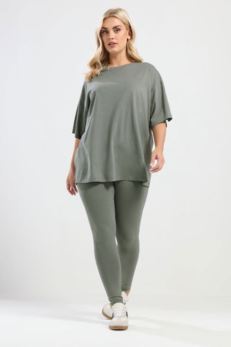 Tshirt Long Décontracté Vert Kaki Size 42 - Yours - Modalova