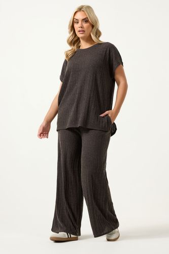 Tshirt En Maille Marron Chocolat Size 44 - Yours - Modalova