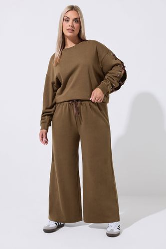 Pantalon De Jogging Marron À Œillets Size 42 - Limited Collection - Modalova