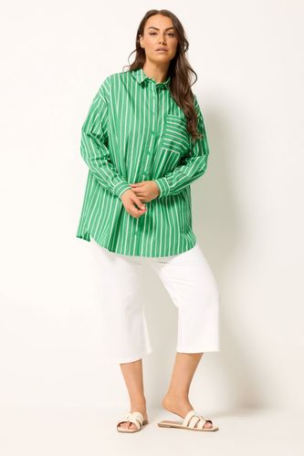 Chemise À Rayures Vertes Et Blanches Size 46 - Yours - Modalova