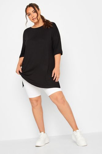 Short Legging Blanc En Cotonsize 44 - Yours - Modalova