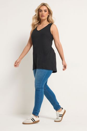 Débardeur Basique Noir À Col En V Size 44 - Yours - Modalova