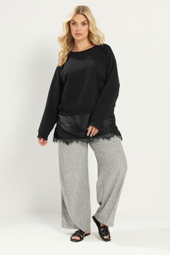 Pull 2 En 1 Noir En Dentelle Size 42 - Yours - Modalova