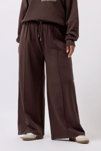 Pantalon De Jogging Large Marron Chocolat Size 44 - Yours - Modalova