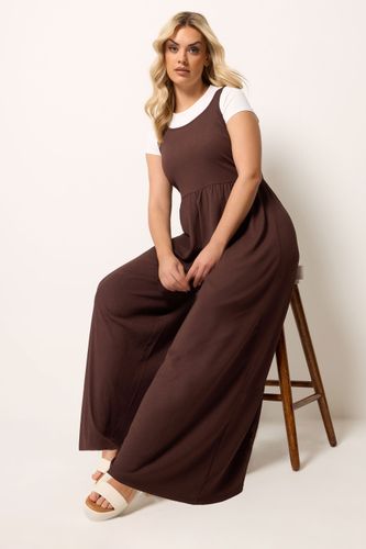 Combinaison Texturée Marron Chocolat Size 58-60 - Yours - Modalova