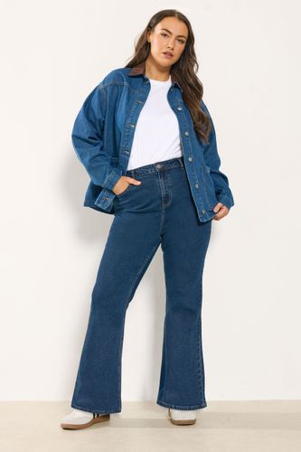 Jean Stretch Évasé Bleu Moyen Size 42 - Yours - Modalova