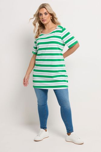 Tshirt Vert À Rayures Avec Clous Size 44 - Yours - Modalova