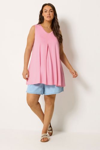 Débardeur Plissé Devant Rose Vif Size 54-56 - Yours - Modalova