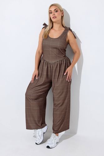 Combinaison En Vichy Marron Size 40 - Limited Collection - Modalova