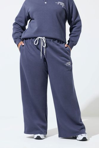 Pantalon De Jogging Large À Inscription « Game Day » Brodée Bleu Size 48 - Limited Collection - Modalova