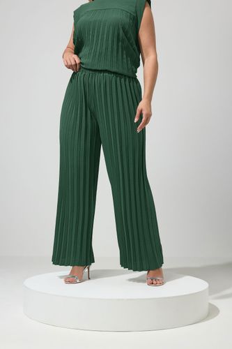 Pantalon Plissé Vert Size 42 - Yours London - Modalova