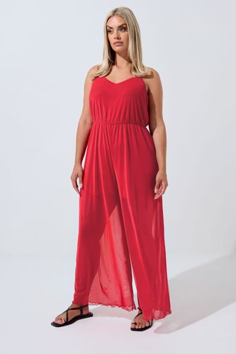 Combinaison En Maille Rouge Size 48 - Limited Collection - Modalova