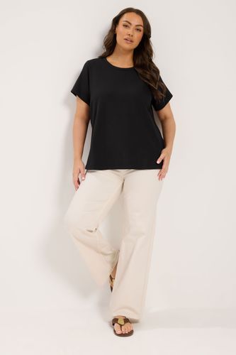 Tshirt Noir En Interlock Size 58-60 - Yours - Modalova
