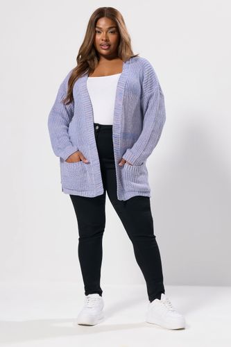 Cardigan En Maille Violette Size 42-44 - Yours - Modalova