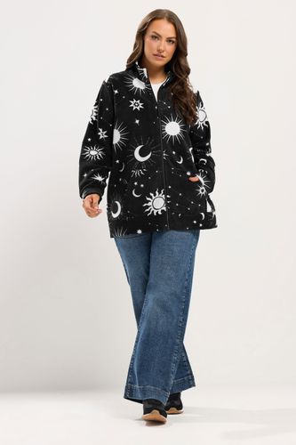 Polaire Zippée Noire À Motif Céleste Size 50-52 - Yours - Modalova