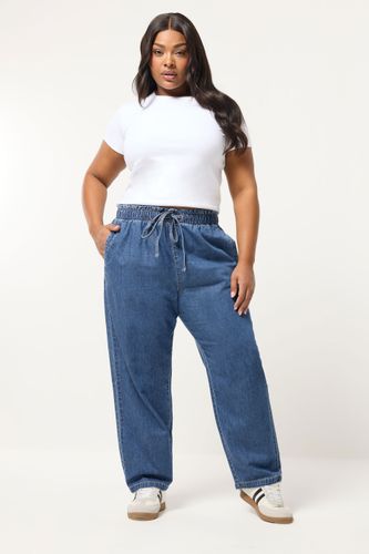 Jean Droit Taille Froncée Bleu Size Regular > 42 - Yours - Modalova