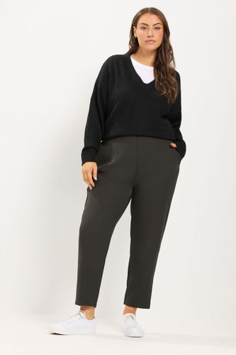 Plus Size Chocolate Darted Waist Trousers Size Ex Short > 44 - Yours - Modalova