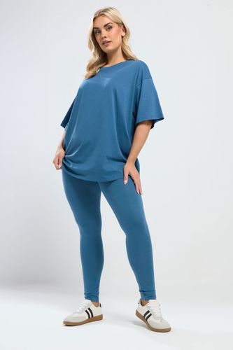 Tshirt Long Décontracté Bleu Size 46 - Yours - Modalova